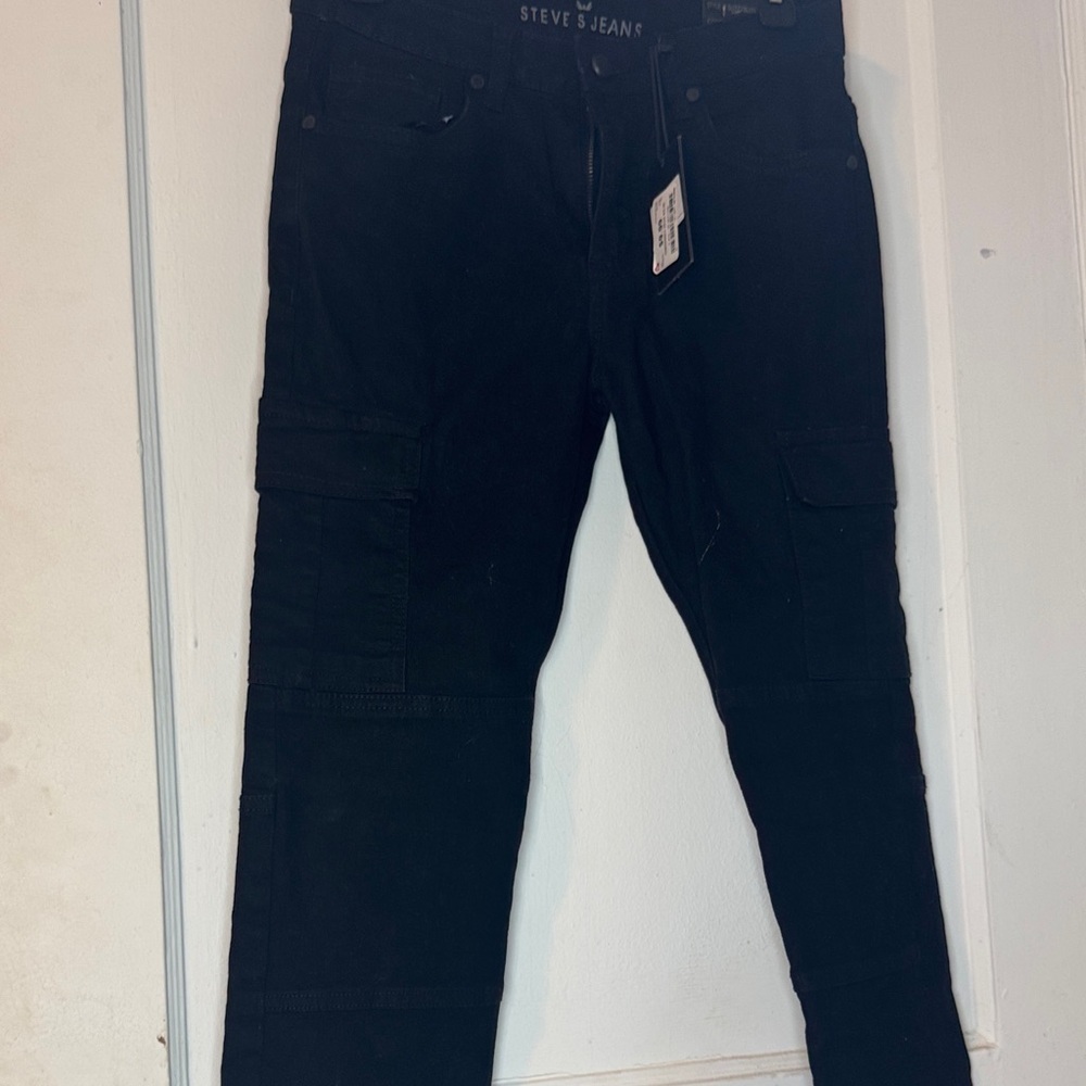 Steve S Jeans Black High-Rise Jeans